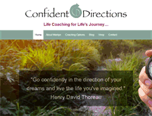 Tablet Screenshot of confident-directions.com